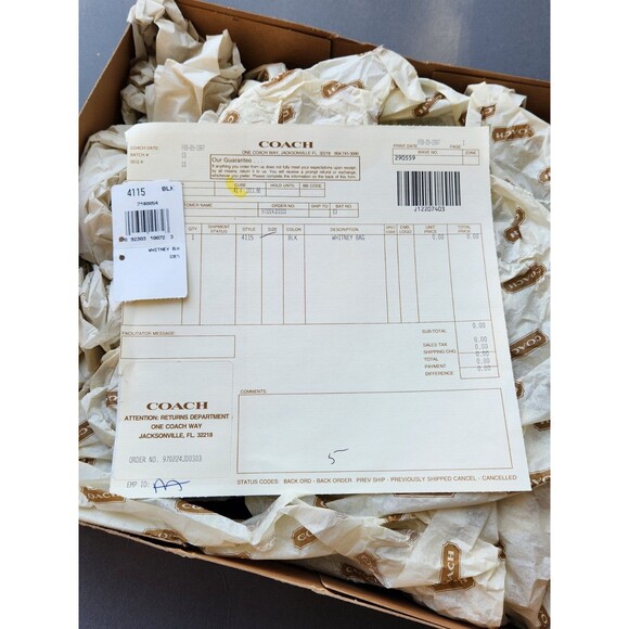 Coach Vintage Whitney Leather Shoulder Bag 4115 with Original Box - Picture 3 of 16